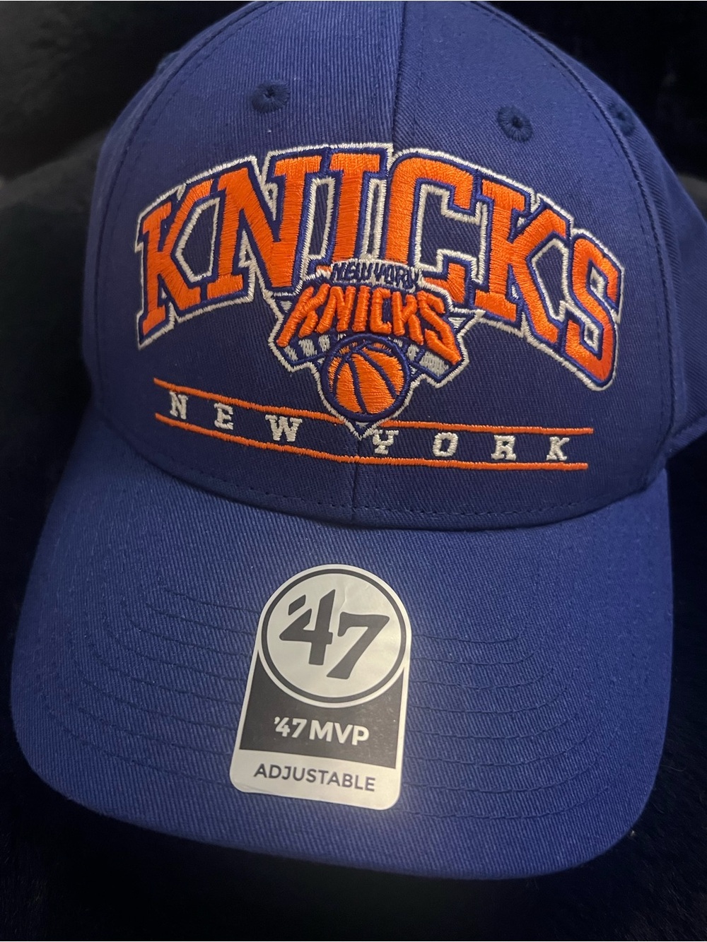 NWT ’47 Brand New York Knicks MVP Adjustable Dad Hat Royal Blue OSFA